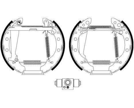 Brake shoe set