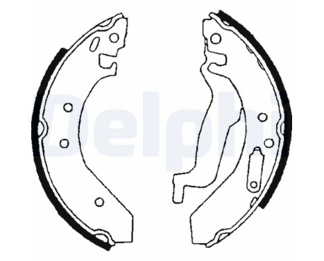 Brake shoe set