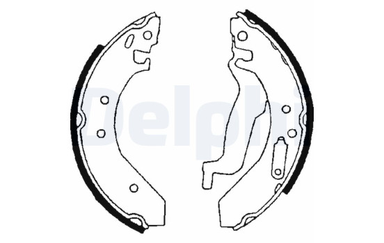Brake shoe set