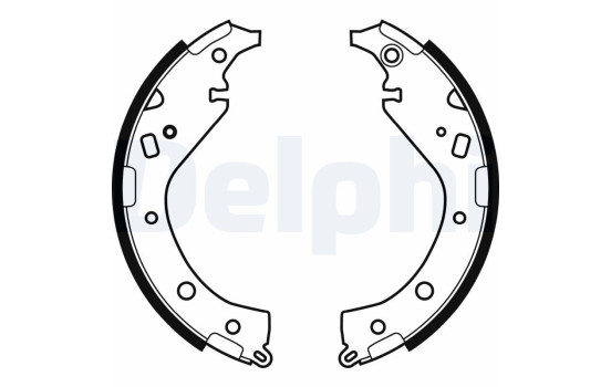 Brake shoe set