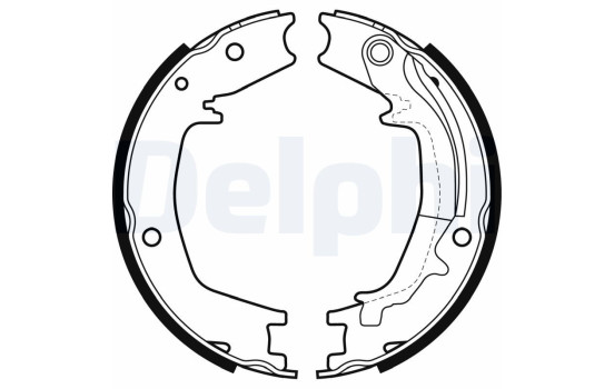 Brake shoe set