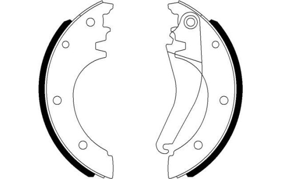 Brake shoe set