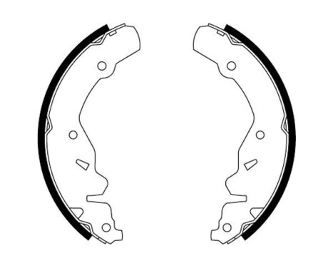 Brake shoe set