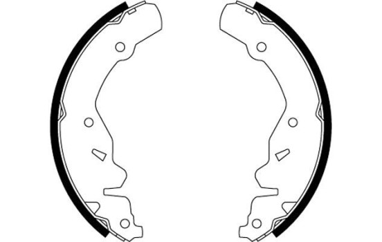 Brake shoe set