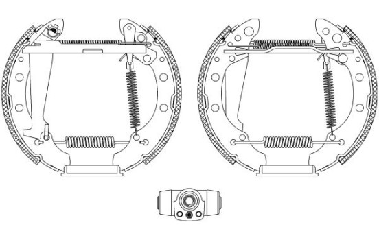 Brake shoe set