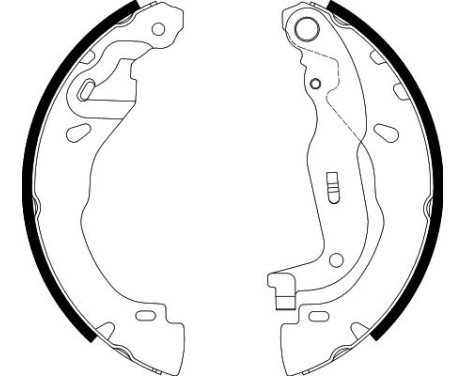 Brake shoe set