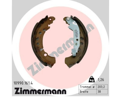 Brake shoe set