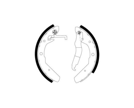 Brake shoe set