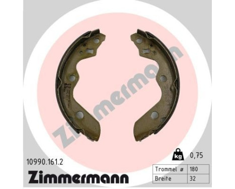 Brake shoe set