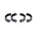 Brake Shoe Set, Thumbnail 4