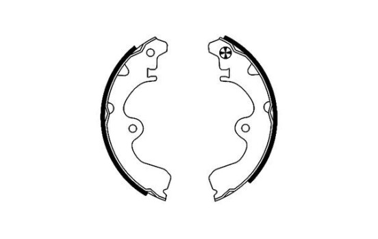 Brake shoe set