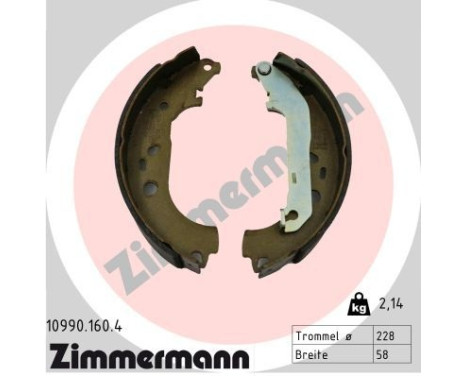 Brake shoe set