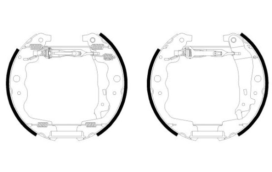 Brake shoe set