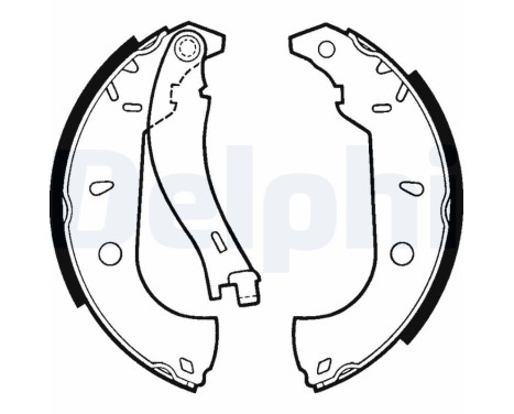 Brake shoe set