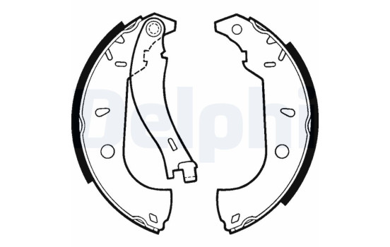 Brake shoe set