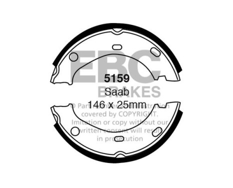 Brake shoe set