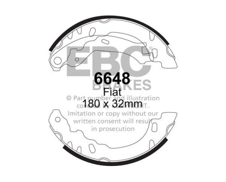 Brake shoe set