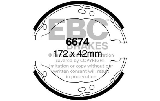 Brake shoe set