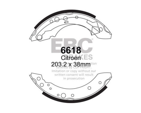 Brake shoe set