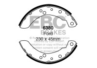 Brake shoe set