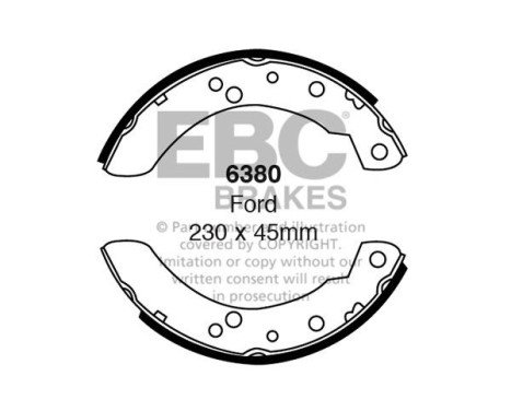 Brake shoe set