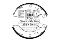 Brake shoe set