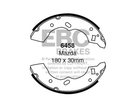 Brake shoe set