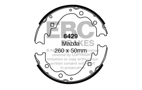 Brake shoe set