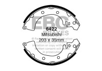 Brake shoe set