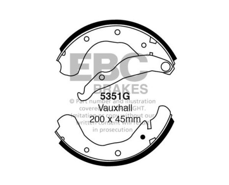 Brake shoe set
