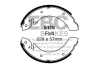 Brake shoe set