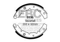 Brake shoe set