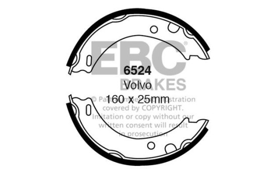 Brake shoe set