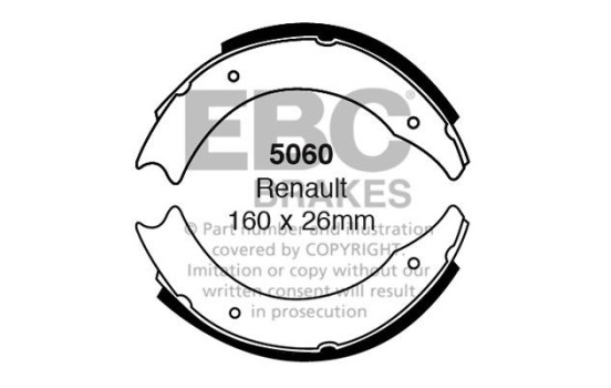 Brake shoe set