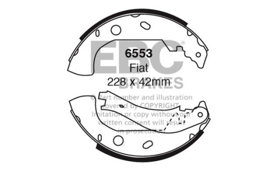 Brake shoe set