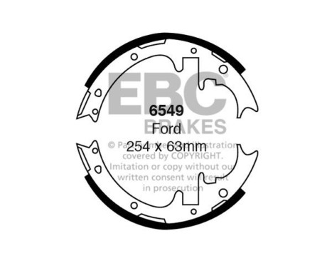 Brake shoe set