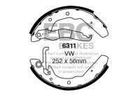 Brake shoe set