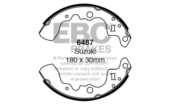 Brake shoe set