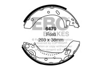 Brake shoe set