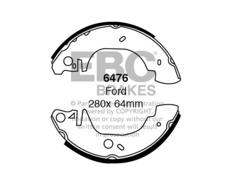 Brake shoe set
