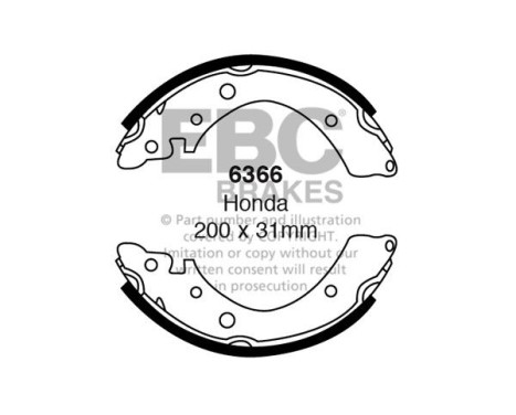 Brake shoe set
