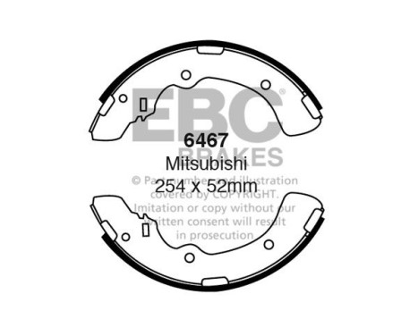 Brake shoe set