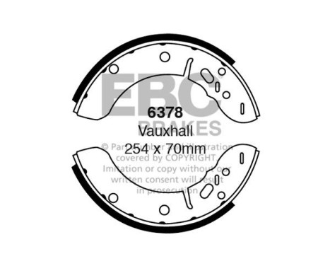 Brake shoe set