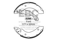 Brake shoe set