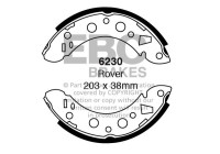 Brake shoe set