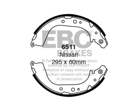 Brake shoe set