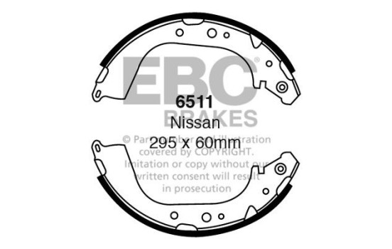 Brake shoe set