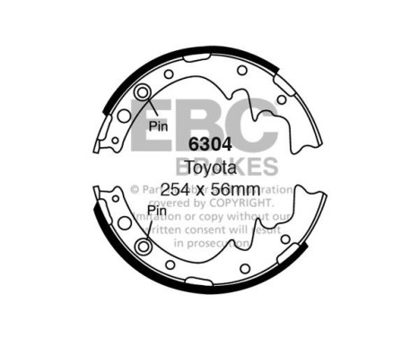 Brake shoe set