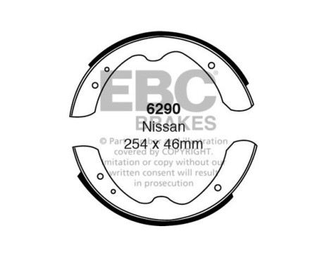 Brake shoe set