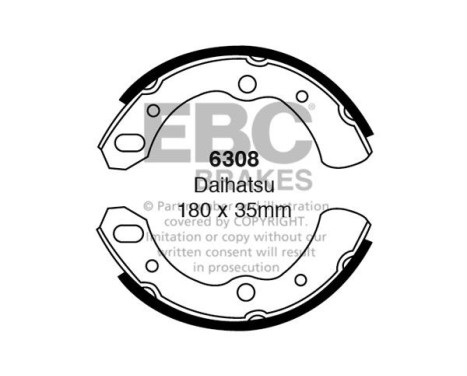 Brake shoe set
